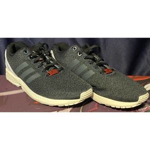 Adidas Torsion ZX Flux Bold Black Onix AQ5396 Men Size 10.5 Running Shoes
